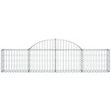  Obokane gabion košare 15 kosov 200x30x40/60 cm pocinkano železo, (20982005) | Shoptok.si