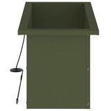  Vrtna posuda za sadnju s LED svjetlom 2 kom. Maslinastozelena - Maslinastozelena 30 x 60 x 30 cm 2 | shoptok.hr
