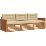  Set vanjskih sofa 3 kom. Prirodna i bež | shoptok.hr