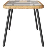  Kava Stol Smeđa i crna 90 x 45 x 43 cm poliratan | Eponuda.com