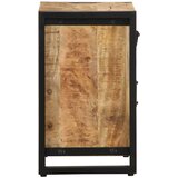 vidaXL Nočna omarica 40x30x50 cm Masivni neobdelan les Mango | Shoptok.si