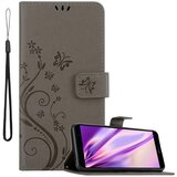 Cadorabo Honor 7A/Huawei Y6 PRIME 2018 v klasična črna - ovitek v cvetličnem dizajnu z magnetnim zapiranjem, stoječo funkcijo in režami za kartice, (20558765) | Shoptok.si