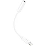 Zvočni kabel 3,5 mm jack za iPhone BM20 (bel), (21300263)