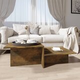 vidaXL stolić za kavu boja hrasta 111,5 x 50 x 33 cm konstruirano drvo | shoptok.hr