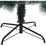 vidaXL Umjetna predsvetljena božićna jelka s kompletom kroglica 120 cm | Shoptok.si