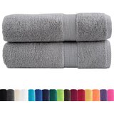 Premium ručnici za ruke SOLUND 2 kom. sivi 50x100 cm 600 g/m² - Siva 50 x 100 cm 2 | shoptok.hr