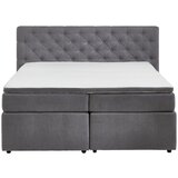 MID.YOU POSTELJA BOXSPRING 160 cm x 200 cm , tekstil siva | Shoptok.si