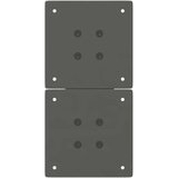 vidaXL noge kavne mizice v obliki črke x 2 kosa antracit 38x(42-43) cm | Shoptok.si