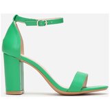 La Modeuse Sandali & Odprti čevlji 15269_P42130 Zelena | Shoptok.si