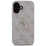 Guess Ohišje za iPhone 16 Plus z monogramom in logotipom 4G v kovini, Roza, (21730955) | Shoptok.si