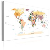  Slika - World Map: Travel Around the World 60x40 Cijene