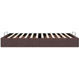 vidaXL Otomanski posteljni okvir brez vzmetnice rjav 140x200 cm blago | Shoptok.si