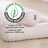 Roba Bež zaščitna obza posteljico iz mešanice bombaža 170 cm Frosty Almond – | Shoptok.si