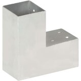  Spojnici za stupove u L-obliku 4 kom pocinčani metal 81 x 81 mm | shoptok.hr