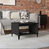 vidaXL Klubska mizica črna 60x50x40 cm konstruiran les | Shoptok.si
