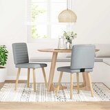 vidaXL Blagovaonske stolice od tkanine 2 kom svjetlosive | shoptok.hr
