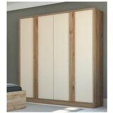 Marckeric Krem/u prirodnoj boji ormar u dekoru hrasta 180x197,5x53 cm Dennis – | shoptok.hr