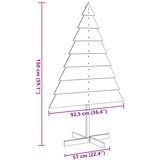  Drveno ukrasno božićno drvce 150 cm masivno drvo | shoptok.hr