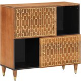 vidaXL Stranska omarica 80x33x75 cm trden mangov les | Shoptok.si