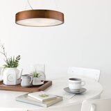 LAMKUR temno rjava viseča svetilka s steklenim senčnikom ø 47 cm eveline | Shoptok.si