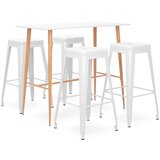  5-dijelni barski set bijeli Cijene
