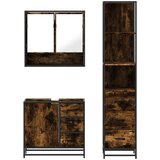  3-dijelni set kupaonskog namještaja boja hrasta drveni | shoptok.hr