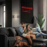 BRILONER 3878011 - led punjiva zidna svetiljka sa senzorom chat LED/3W/5V 2000 mah bež | Eponuda.com