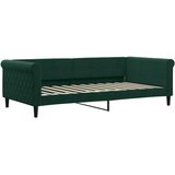  Dnevni krevet na razvlačenje tamnozeleni 100x200 cm baršunasti | shoptok.hr