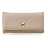 Verde Novčanik ženski pravougaoni sa štepom 1441, 19×3.5×10 cm krem ( 16NZV1441V ) Cene