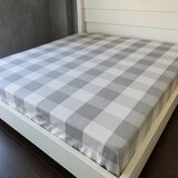 VIKTORIJA čaršav flanel 240x275cm, sivi | ePonuda.com