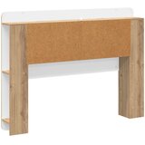  Glava kreveta s ormarićem Hrast artisan 100 cm | Shoptok.si