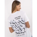 Fresh Made T-shirt-D12022AC02705A-white-blue | Shoptok.si