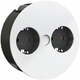 Boschmann twist ugradna utičnica 2x šuko utičnice, kabl 2m, bela 931.250 | ePonuda.com