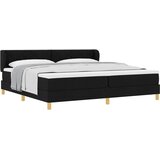  s opruga kutije s uzglavljem Crna 200 x 200 cm tkanina | shoptok.hr