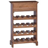  Stojalo za vino 55 x 23 x 85 cm Masivni mahagonijev les, (5000217250) | Shoptok.si