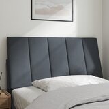  Jastuk za uzglavlje Hanko tamno sivi 100 cm baršun | shoptok.hr