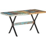  Blagovaonski stol 140 x 70 x 76 cm od masivnog obnovljenog drva | shoptok.hr