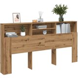 vidaXL Stenska omarica artisian hrast 200x19x103,5 cm inženirski les Cene