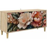 vidaXL TV ormar BORNE 102 x 33 x 50 cm Sonoma Konstruirano drvo - Print lagane peonije | shoptok.hr