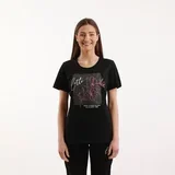 Ženska majica fiore sq t shirt W, Crna