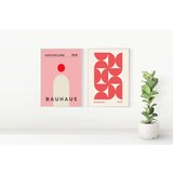 WALLXPERT Multikolorni dekorativni MDF okvir slika (2 komada) - 40 x 50 cm | Eponuda.com