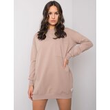 RUE PARIS Dress-RV-SK-7332.65-dark beige | Shoptok.si