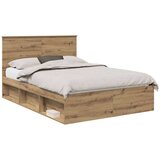  Konstrukcija postelje Oreh 150 x 200 cm Masivno borovo les, (5000104116) | Shoptok.si