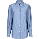 Lee BALLOON SLEEVE SHIRT Plava Cijene