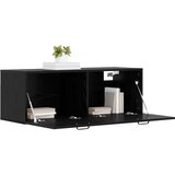  Ormar za Zid Crni hrast 100 x 36,5 x 35 cm Konstruirano drvo Slike