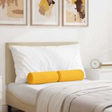  Valjkasti jastučići 2 pcs Svijetlo žuta Ø 15 x 40 cm | shoptok.hr