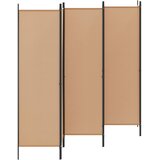  Razdjelnik prostora s 6 panela Bež 300 x 180 cm Tkanina | Eponuda.com