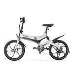  Zložljivo električno kolo Robbo S6+ - srebrno siva | Shoptok.si