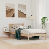 vidaXL Krevet s okvirima i noćnim ormarićima Smeđa 100 x 200 cm Cijene