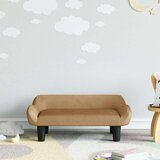 vidaXL Otroški kavč rjav 70x40x24 cm žamet | Shoptok.si